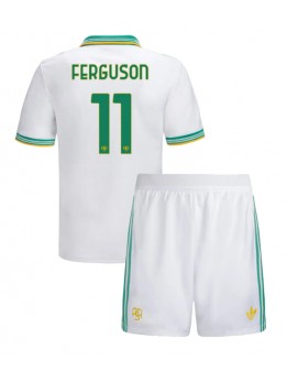 AS Roma Evan Ferguson #11 Dječji Rezervni Dres kompleti 2025-26 Kratak Rukavima (+ kratke hlače)